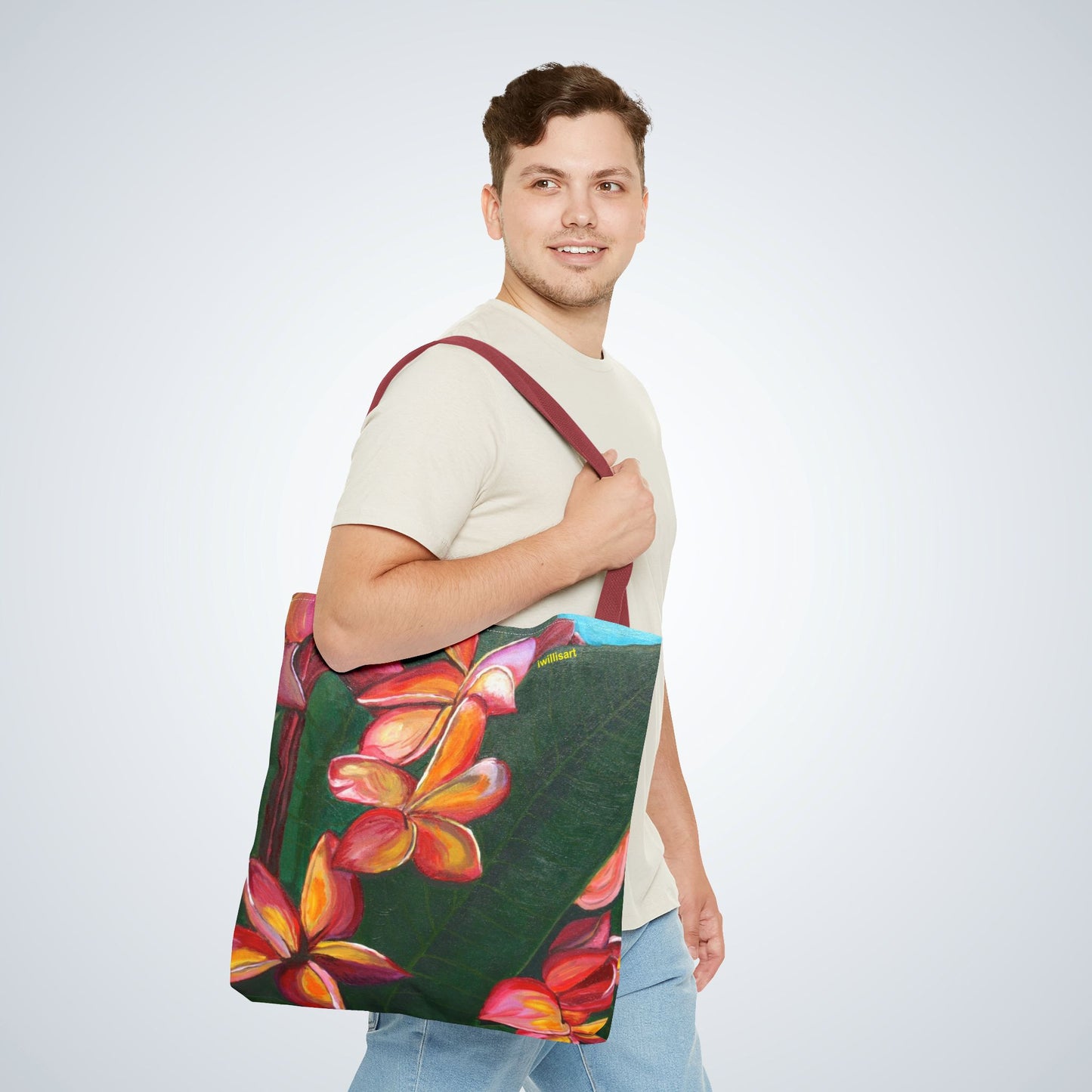 Plumeria Tote Bags