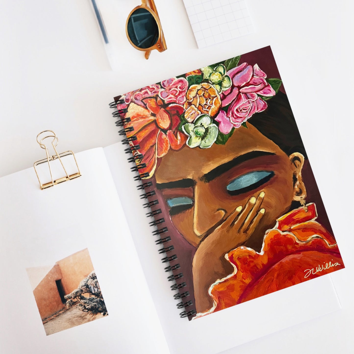 Frida Kahlo Spiral Notebook