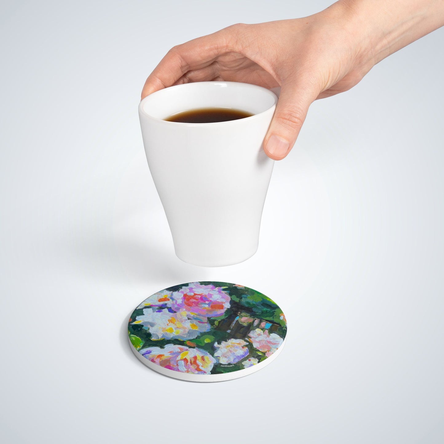 Rose Ceramic Coaster
