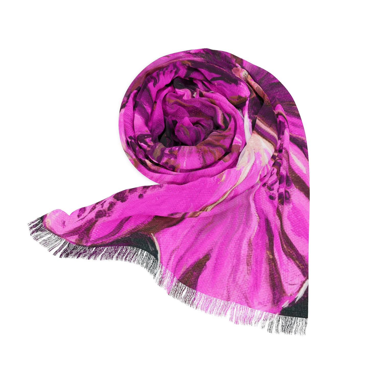 Pink Hibiscus Lightweight Scarves