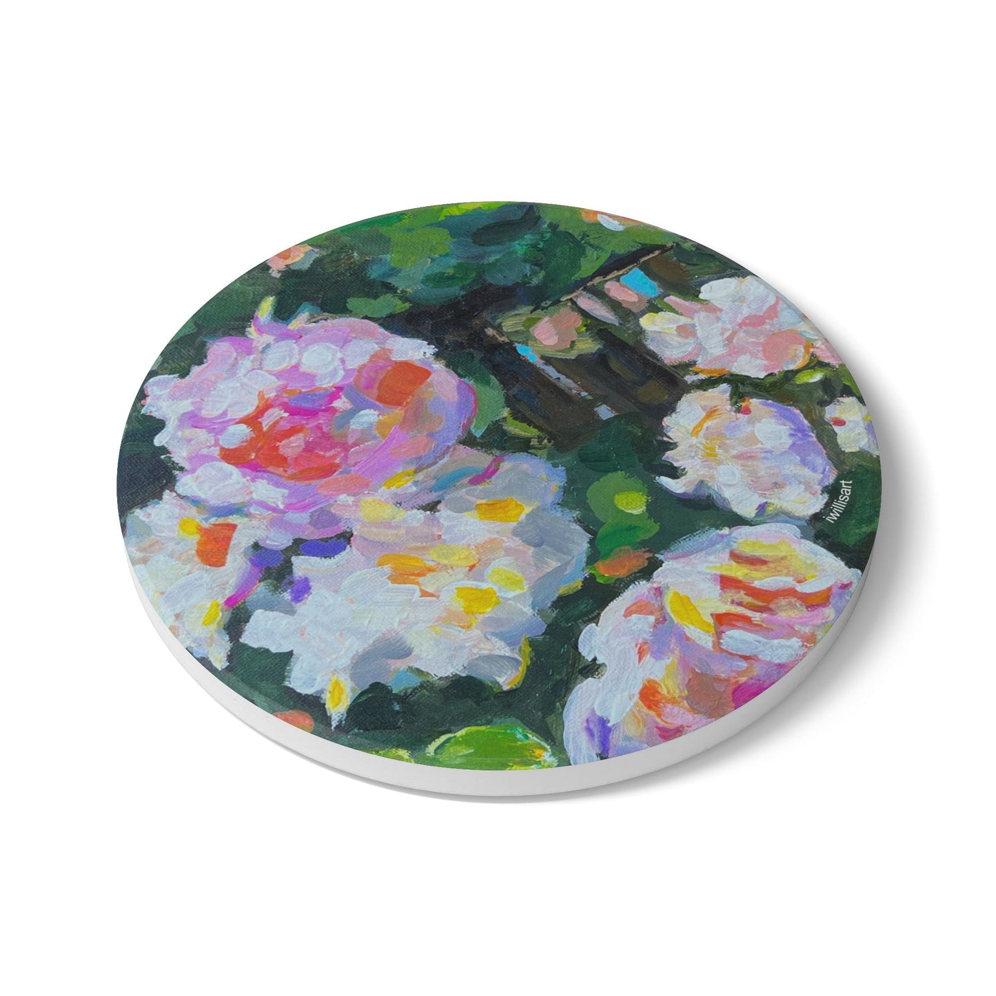 Rose Ceramic Coaster