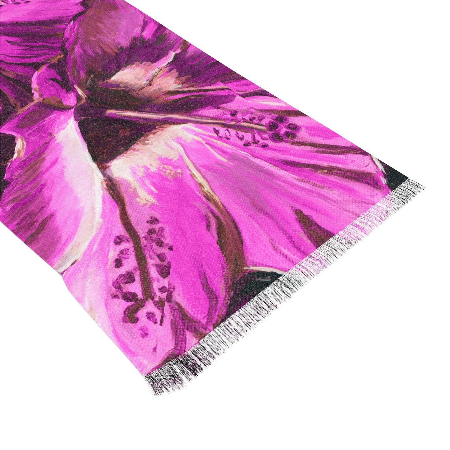 Pink Hibiscus Lightweight Scarves