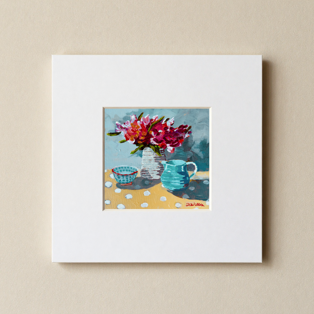 Polkas and Dots 8x8 Matted Print