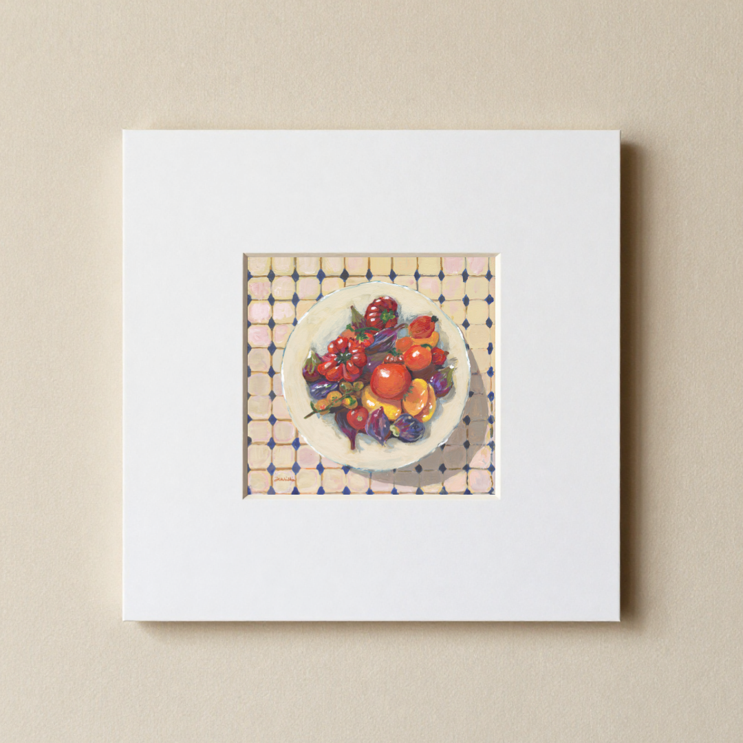 Summer Harvest 12x12 Matted Print