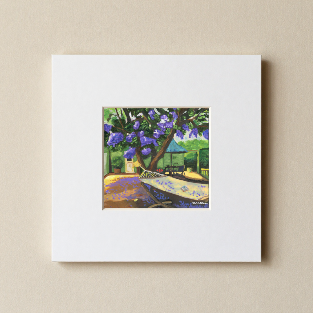 Jacaranda 12x12 Matted Print