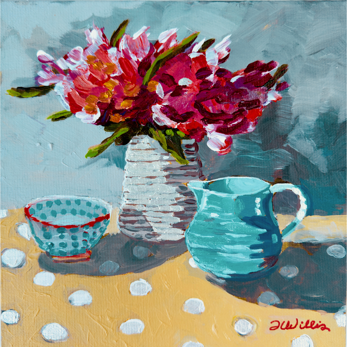 Polkas and Dots Original Painting
