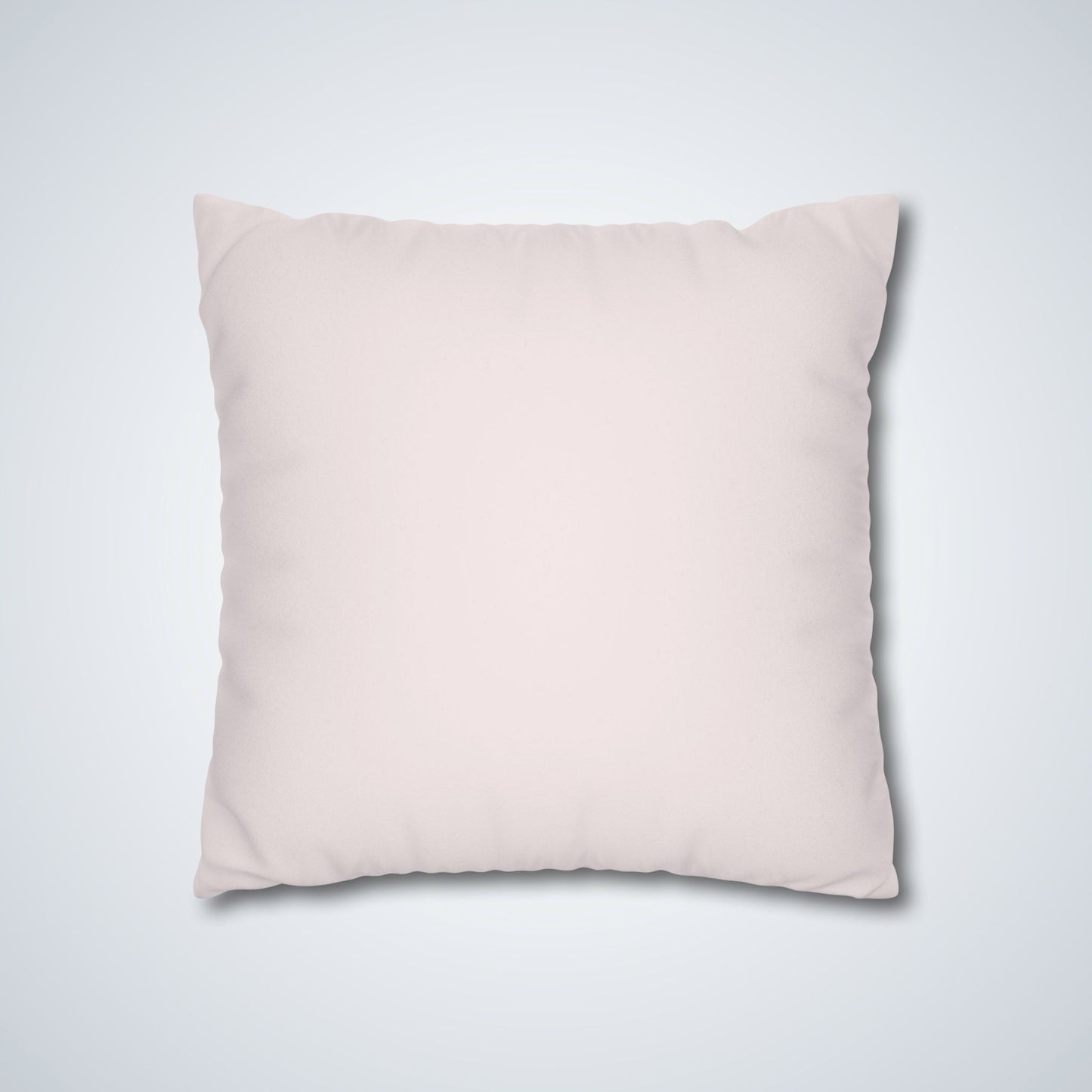 Pink Faux Suede Square Pillowcase