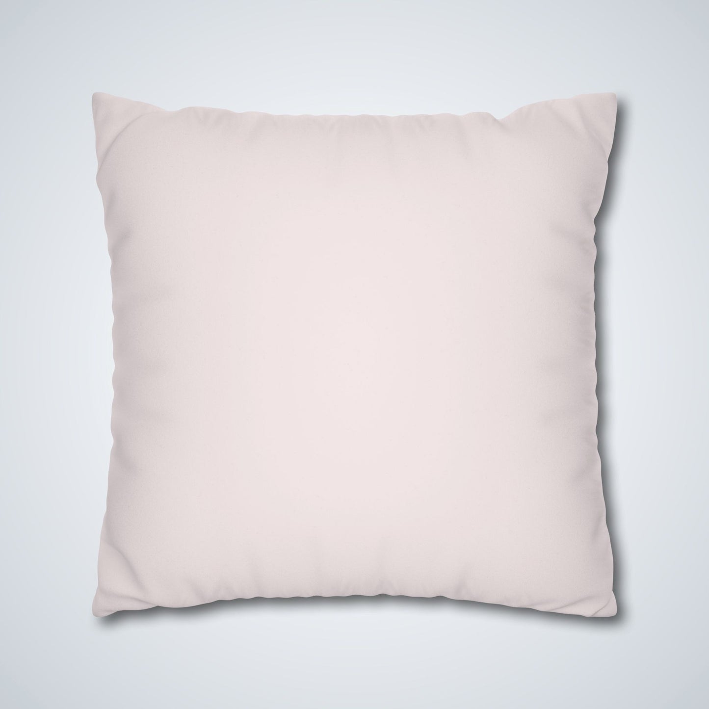 Pink Faux Suede Square Pillowcase