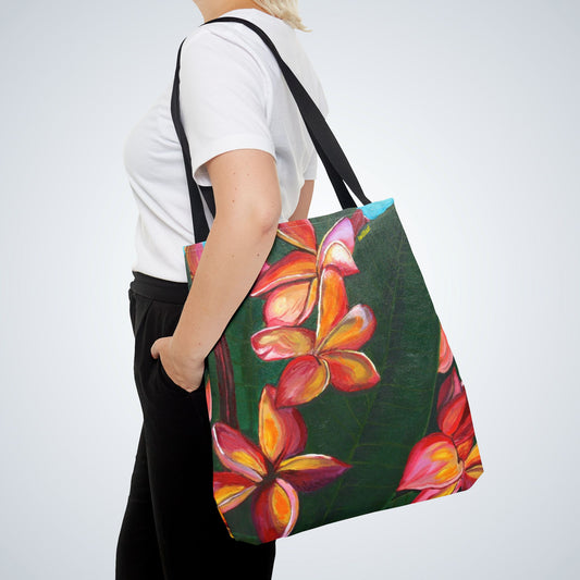 Plumeria Tote Bags