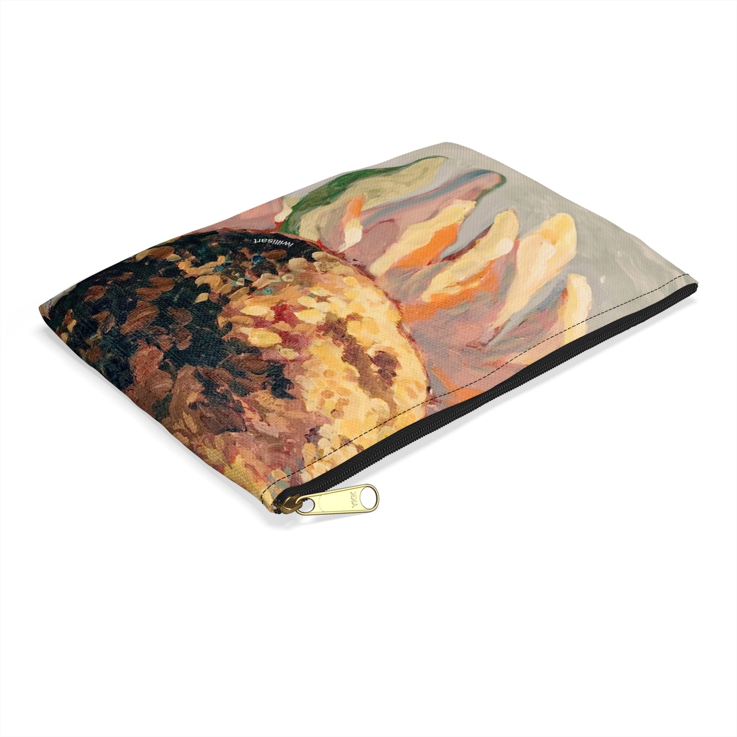 Vintage Sunflower Travel Pouch