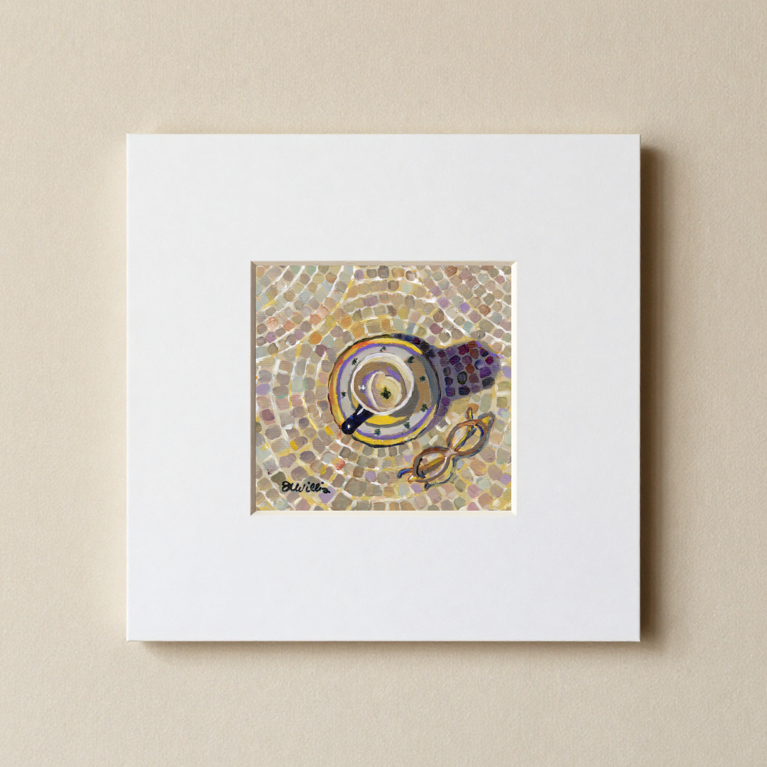 Glasses 8x8 Matted Print