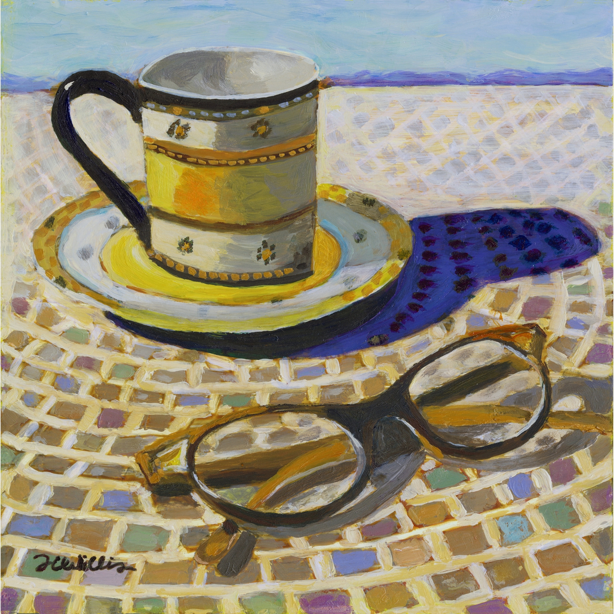 Glasses 2 Original Painting