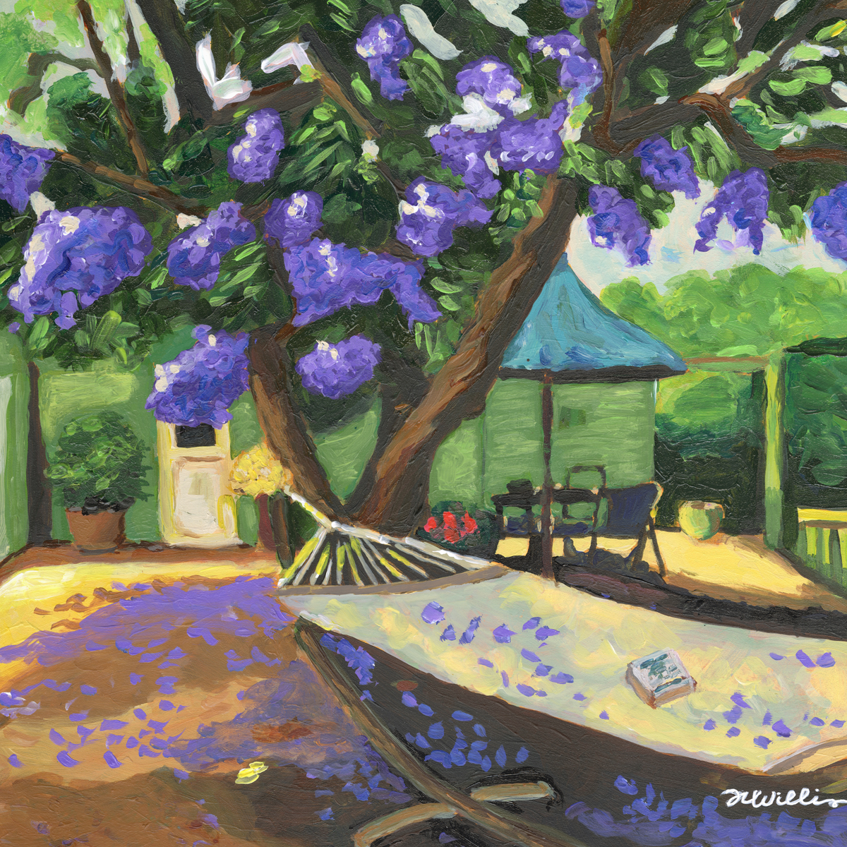 Jacaranda Original Painting