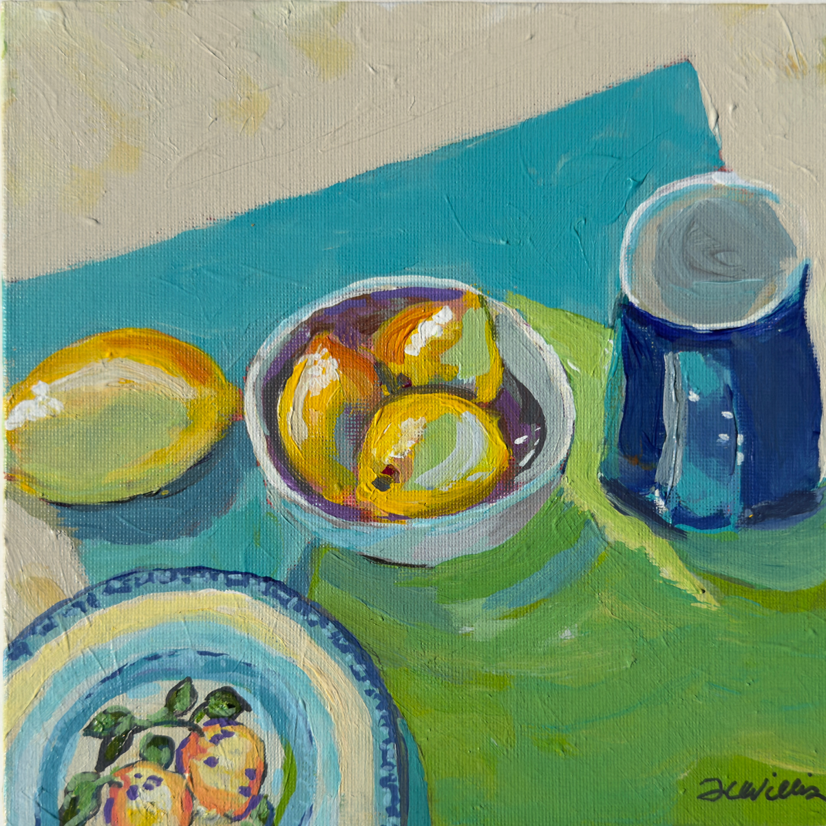 Lemons Original Painting