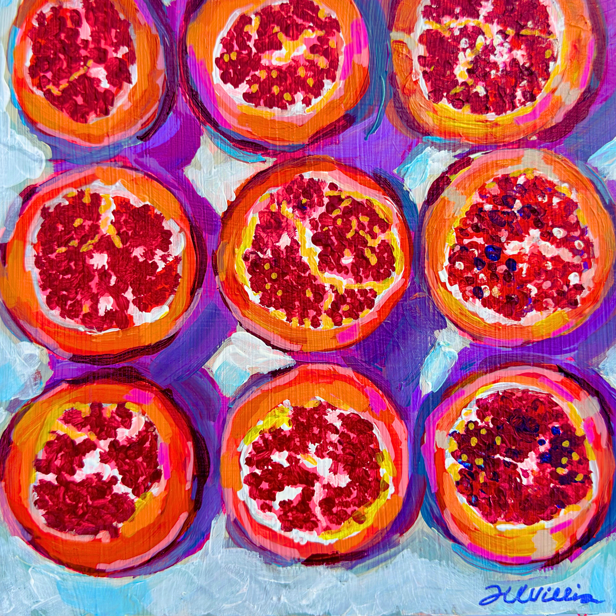 Pomegranate Original Painting